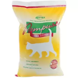 Image of Pettex Pampuss Wood Pellet Cat Litter - 30L, Fur