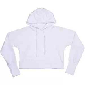 Image of Mantis Womens/Ladies Cropped Crop Top (XS) (White)