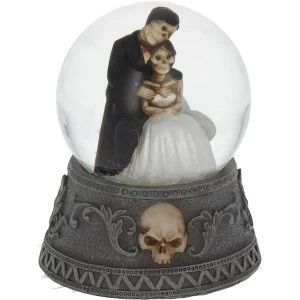 Image of Eternal Vows Skeleton Snow Globe