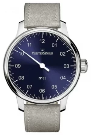 Image of MeisterSinger Mens Classic No. 1 Hand Wound Sellita Watch
