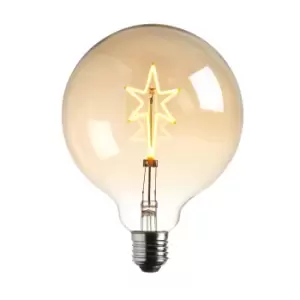 Image of Star LED Bulb Amber 125mm