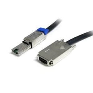 Image of StarTech.com 2m External Serial Attached SCSI SAS Cable - SFF-8470 to SFF-8088