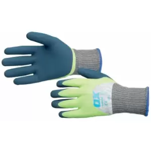 Image of Ox Tools - ox Waterproof Foam Latex Cut Resistant c Gloves - Large (Size 9)