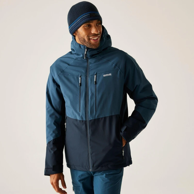 Image of Regatta Regatta Men Highton Stretch Padded Insulated Jacket in Dark Blue Size: 3X-Large Dark Blue XXXL Male 5063516129639