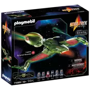 Image of Playmobil Star Trek Klingon Bird of Prey (71089)