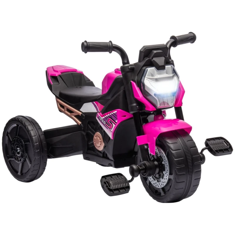 Image of AIYAPLAY 3 In 1 Baby Trike With Headlights Music Horn - Pink 370-275V00PK