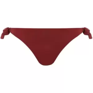 Image of Biba Terracotta tie side bikini brief - Red