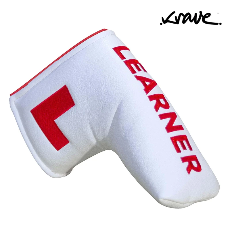 Image of Krave Krave Learner Headcover White/Red unisex Hybrid