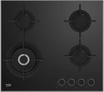 Image of Beko HCLW64222S 4 Burner Gas Hob