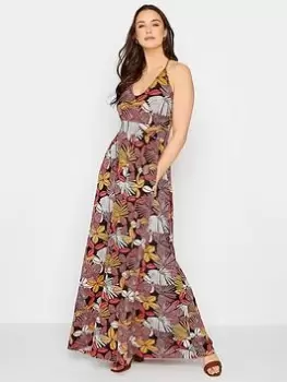 Image of Long Tall Sally Long Tall Sally Spilt Detail Maxi Dress, Orange, Size 20, Women