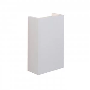 Image of 2 Light Indoor Wall Light White Plaster