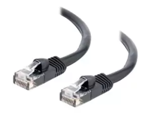 Image of C2G 0.5m Cat5E 350 MHz Snagless Patch Cable - Black