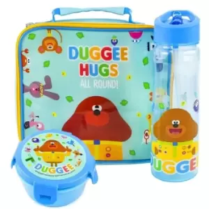 Image of Hey Duggee Childrens/Kids Animals Lunch Bag And Bottle Set (Pack Of 3) (One Size) (Light Blue/Mint) - Light Blue/Mint