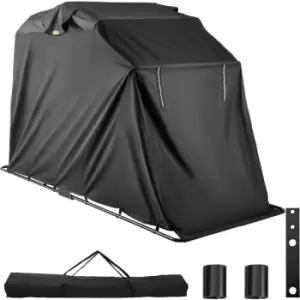 Image of VEVOR Motorcycle Tent Motorbike Cover 600D 106.3"x41.3"x61"/270x105x155cm Larger Shelter UV Resistant Dustproof Shield Fit Most Motorcycles