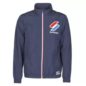 Image of Superdry TRACK CAGOULE mens in Blue - Sizes XXL,S,M,L,XL