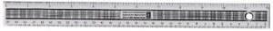 Image of Value Ruler Shatter Resistant 30cm Clear (PK24)