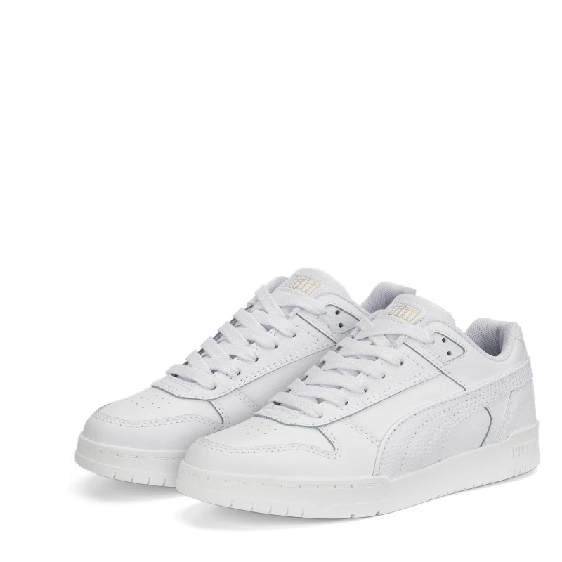 Image of Puma RBD Low Trainers Junior White/Gold male 4 (37)