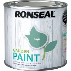 Image of Ronseal General Purpose Garden Paint Sage 250ml