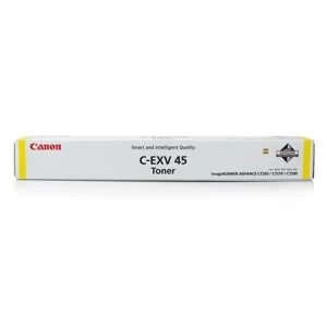 Image of Canon CEXV45 Yellow Laser Toner Ink Cartridge