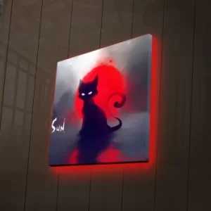 Image of 2828DACT-46 Multicolor Decorative LED Lighted Canvas Painting