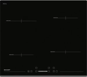 Image of Sharp KH6I19BS00 4 Zone Induction Hob
