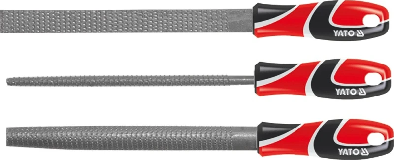 Image of YATO YT-6222 File Set Length: 250mm, Number of tools: 3 File Set (6972)