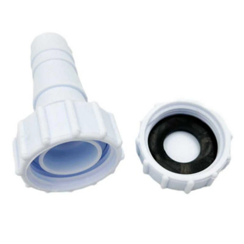 Image of Primaflow Waste Trap Hose Connector Straight 1" And Blanking Cap Set