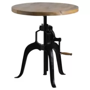 Image of Hill Interiors Draftsman Adjustable Bar Bistro Table