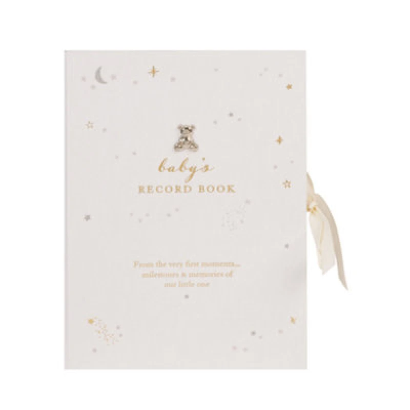 Image of Bambino by Juliana White Little Star Baby Record Book A4 Multi unisex