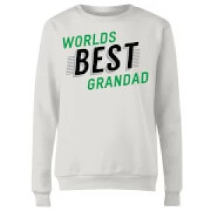 Image of Worlds Best Grandad Womens Sweatshirt - White - 4XL