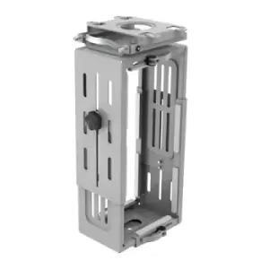 Image of Halo large under desk CPU holder - silver