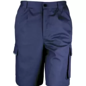 Image of Result Unisex Work-Guard Action Shorts / Workwear (L) (Navy Blue) - Navy Blue