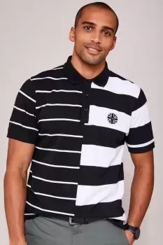 Image of Supporters Short Sleeve Panelled Polo Shirt