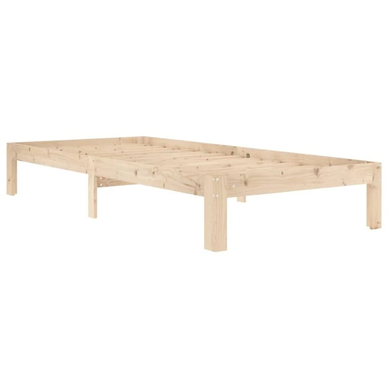 Image of VIDAXL Vidaxl - Bed Frame without Mattress Solid Wood Pine 90x200cm 8720286879016