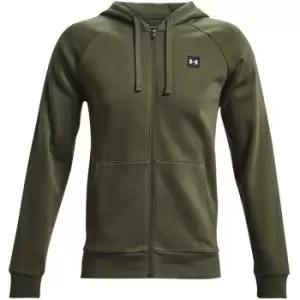 Image of Under Armour Rival Fleece Zip Hoodie Mens - Green