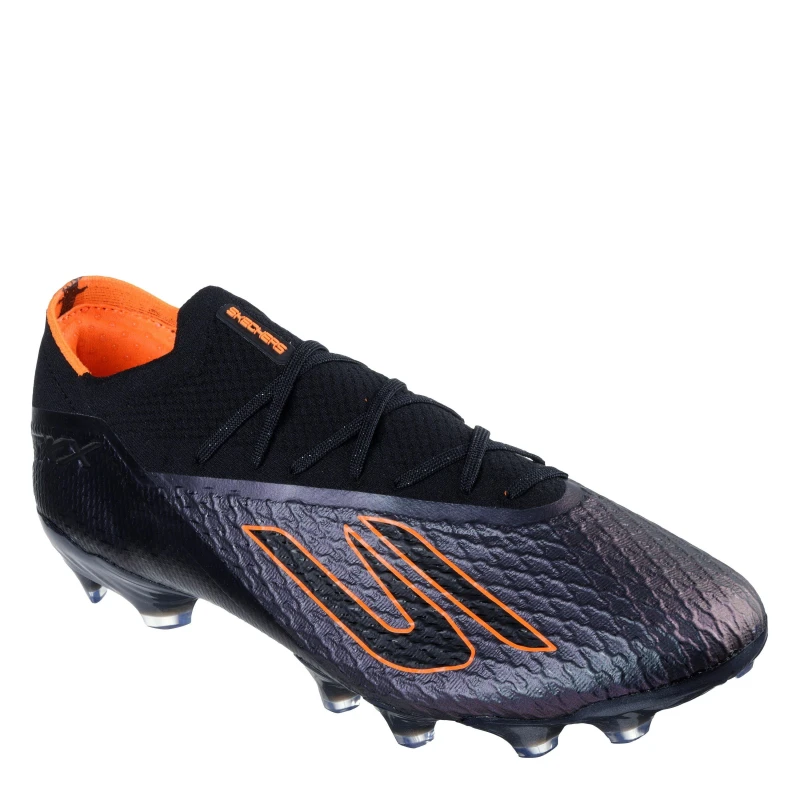 Image of Skechers SKX 2 Elite Adults Firm Ground Football Boots Black/Orange male 8 (42)