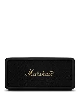 Image of Marshall Middleton Bluetooth Speaker - Black & Brass