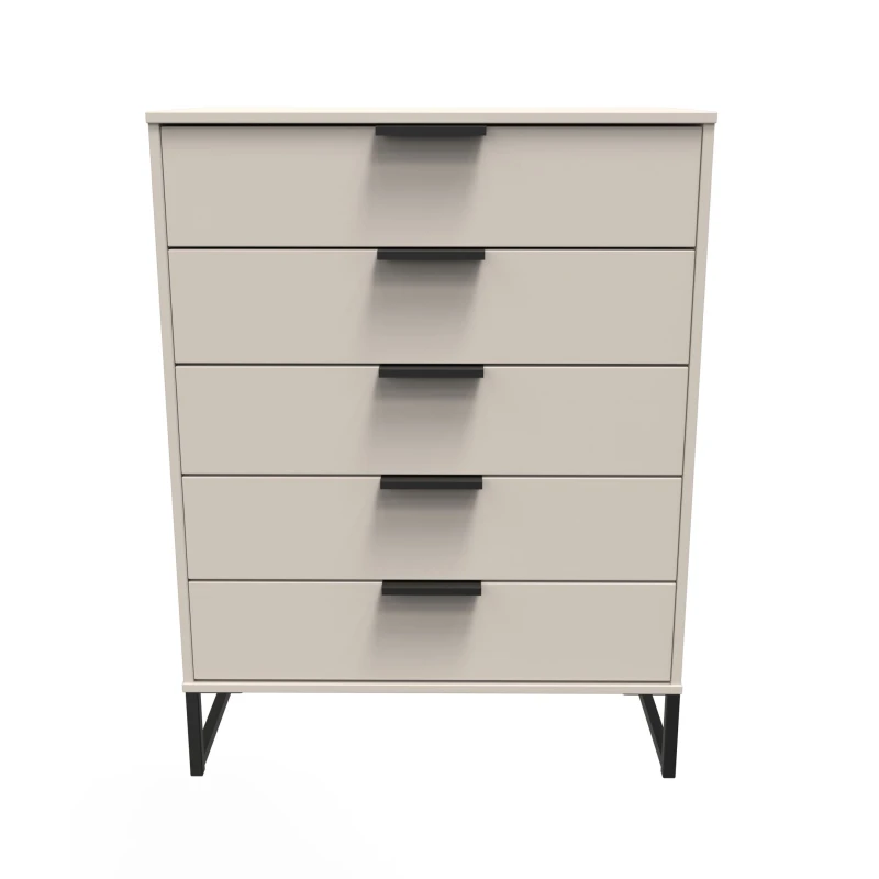 Image of Studio Hong Kong 5 Drawer Chest Chest of Drawers Regular Beige 42223790390