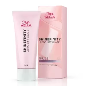 Image of Wella Professionals Shinefinity Zero Lift Glaze - 09/13 Cool Toffee Milk 60ml