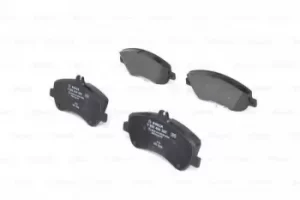 Image of Bosch 0986494302 BP1243 Brake Pad Set Disc Brake Front Axle