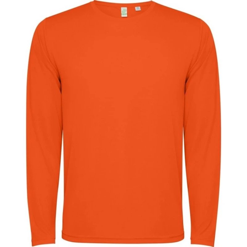 Image of ROLY Estoril Long-Sleeved T-Shirt in Orange Size: 4 Years Orange Unisex 4 Years