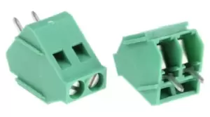 Image of Phoenix Contact Smkds 3/ 2-5,08 Tb, Wire To Board, 2Pos, 30-12Awg, Grn