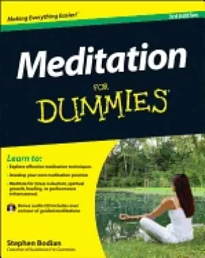Image of meditation for dummies with audio cd