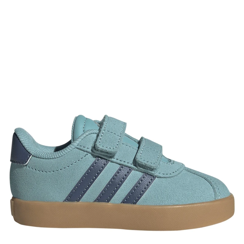 Image of adidas VL Court 3.0 Infants Shoes Mint/ Ink/Slvr male C6 (23)