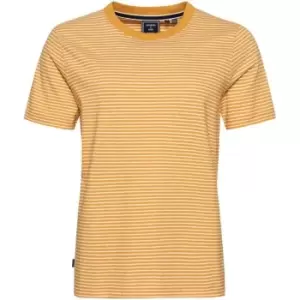 Image of Superdry Orange Label T Shirt - Yellow