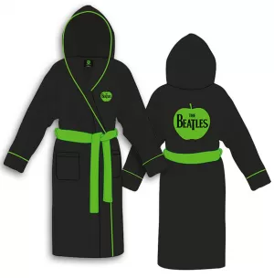 Image of The Beatles - Apple Unisex Bathrobe - Black