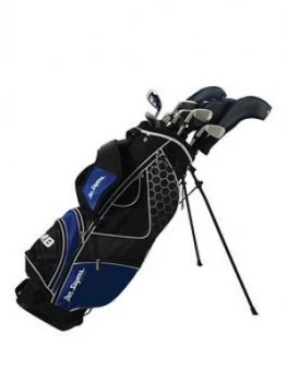 Image of Ben Sayers M8 Package Set Blue (Stand Bag) Graphite/Steel - Mens Right Hand + 1 Inch, Blue, Men