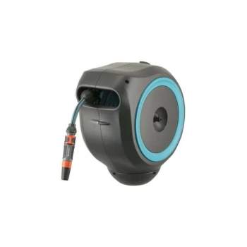 Image of Gardena - RollUp S Automatic Wall Mounted Reel - 15 m - Blue - 18600-20