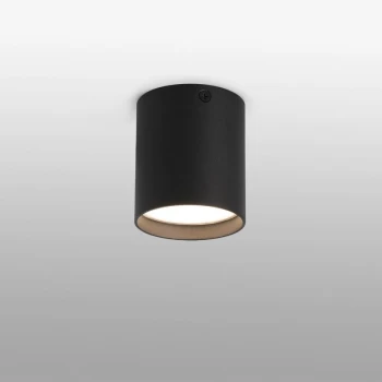 Image of Faro Haru - LED Surface Mounted Ceiling Black 6W 3000K
