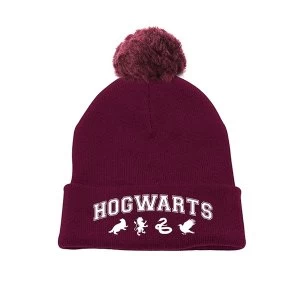 Image of Harry Potter - Hogwarts Pompom Beanie - Red